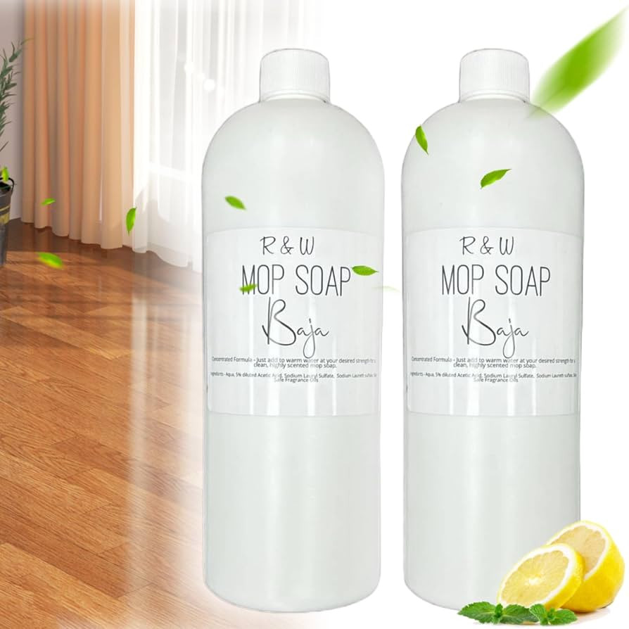 R&W Mop Soap - R and W Brazilian Waves Scented Luxury Deep Cleaner, Multisurface Bathroom & Kitch... | Amazon (US)