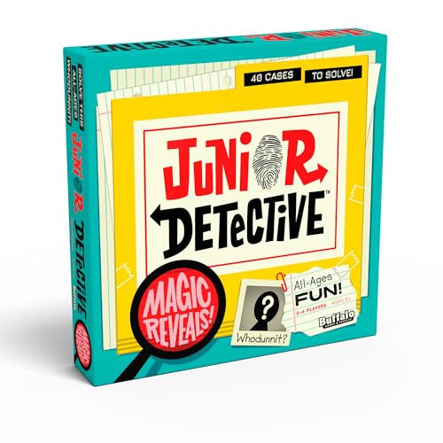 Buffalo Games Junior Detective Board Games for Kids 6-8, Family Board Games | Amazon (US)