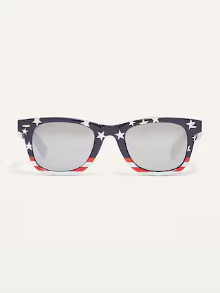 American-Print Gender-Neutral Sunglasses for Adults | Old Navy (US)