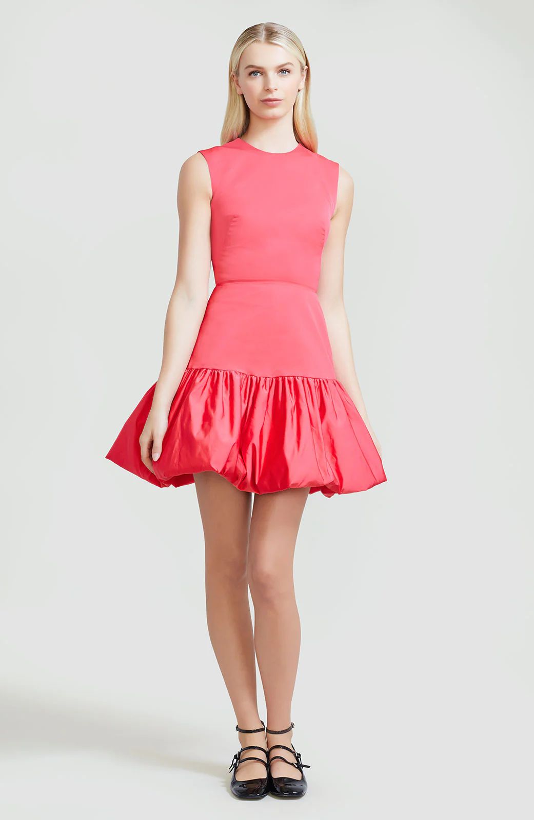 Faille Bubble Hem A-Line Dress | Lela Rose