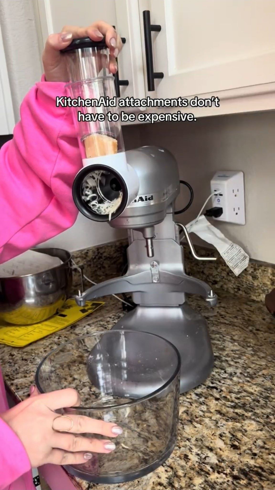 Upgrade your kitchen game and make shredding cheese, veggies, and more a breeze with this Grater Attachment for your KitchenAid Mixer! 🍕🥕 Say goodbye to hand-grating and hello to effortless prep.

#kitchenaidaccessory #easycooking #kitchenhacks #mealprepgoals #homechefessentials

#LTKdayinmylife #LTKootd #LTKgrwm