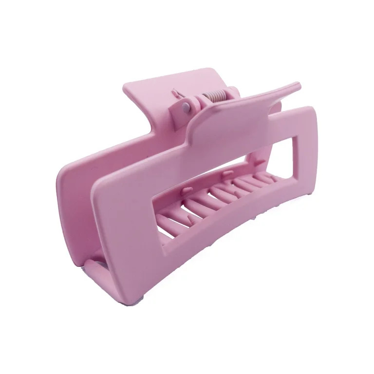 Time and Tru Women's Adult Women's Hair Claw Clip 2-Pack, Pink | Walmart (US)