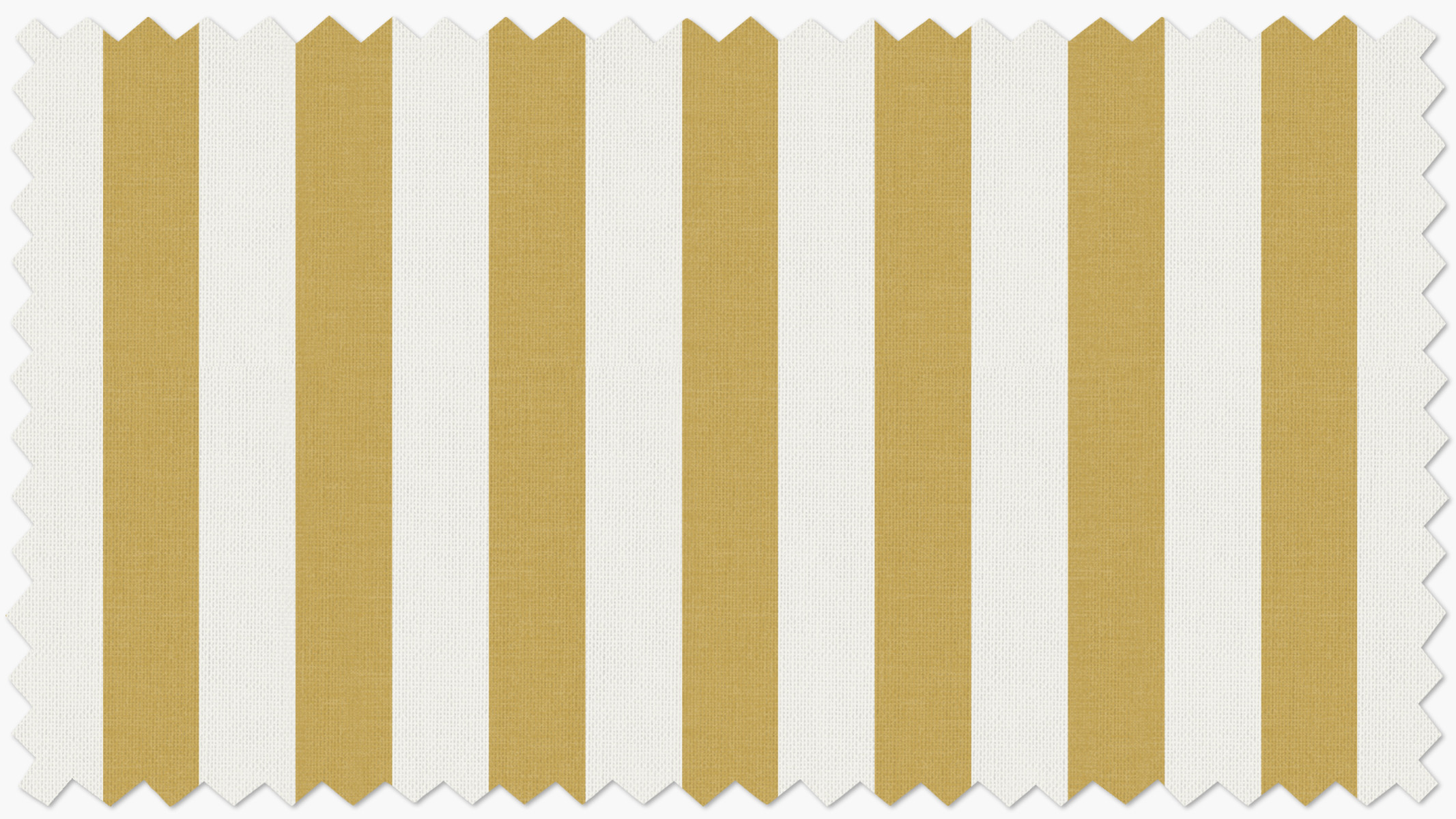 Fabric By The Yard | 100 Linen | Citrine Cabana Stripe | The Inside