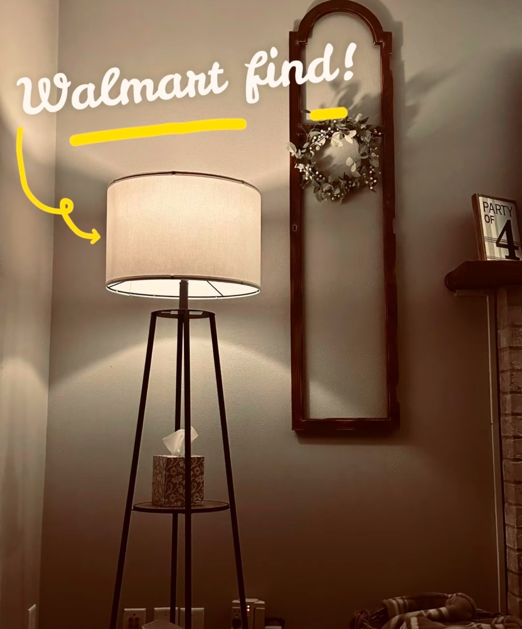 Mainstays Etagere Matte Black Floor Lamp. Walmart find. Living room lamp. Home finds. Home decor. 

#LTKFindsUnder50 #LTKHome #LTKFindsUnder100