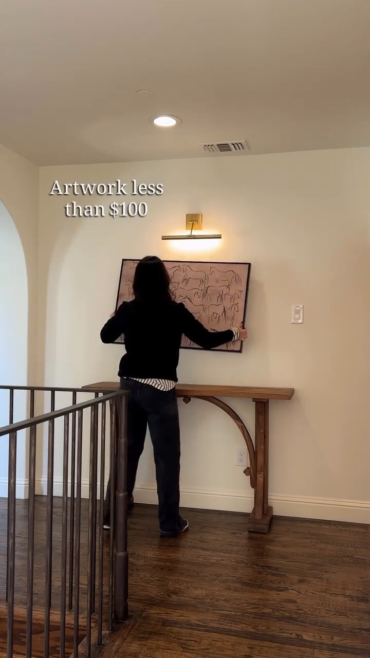 Making use of an overlooked spot in our upstairs hallway! Love how this little vignette came together with fun finds from over the years. 

#neutralhome #organicmodern #decorating #neutraldecor