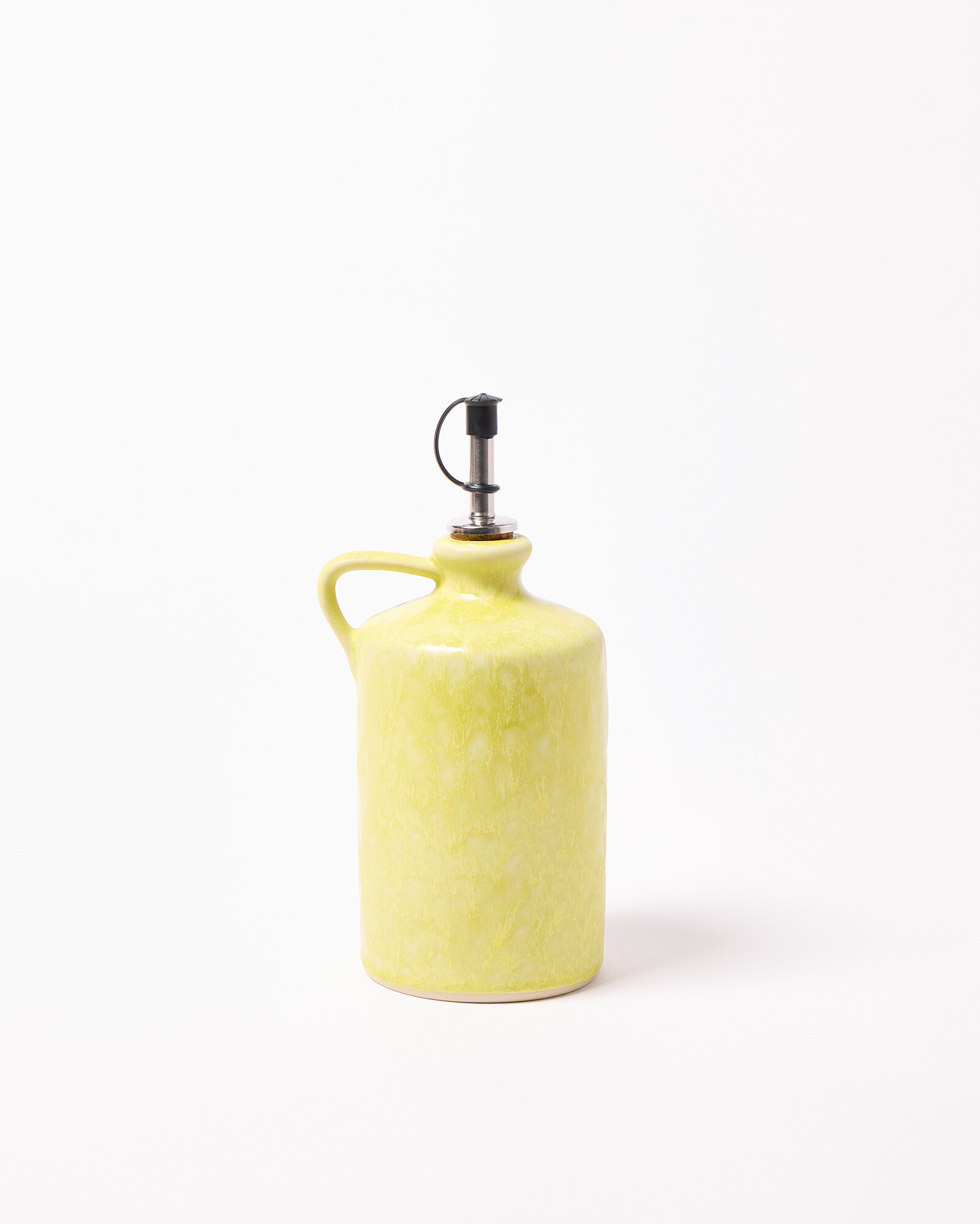 Mori Yellow Ceramic Oil Bottle | Oliver Bonas | Oliver Bonas (Global)
