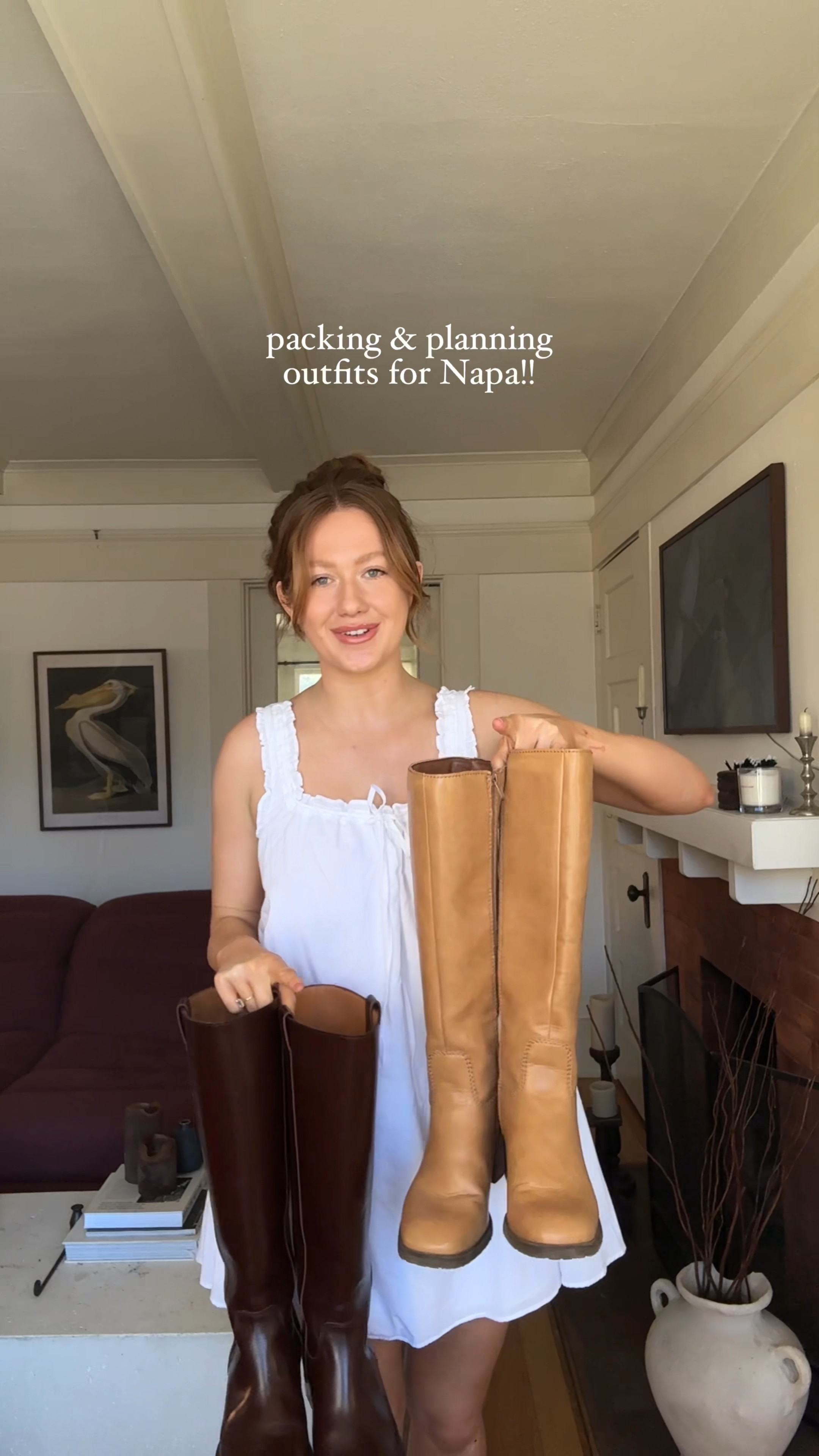 Pack with me for a little wine tasting trip in Napa! 
