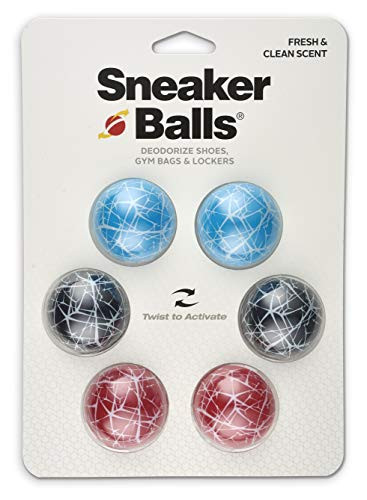 Sneaker Balls Odor-Fighting Shoe Fresheners, Eliminates Unpleasant Smells, Perfect For Sneakers, Gym Bags, Gear Bags, Drawers, Lockers, And More!, Scratch, 6 Pack | Amazon (US)