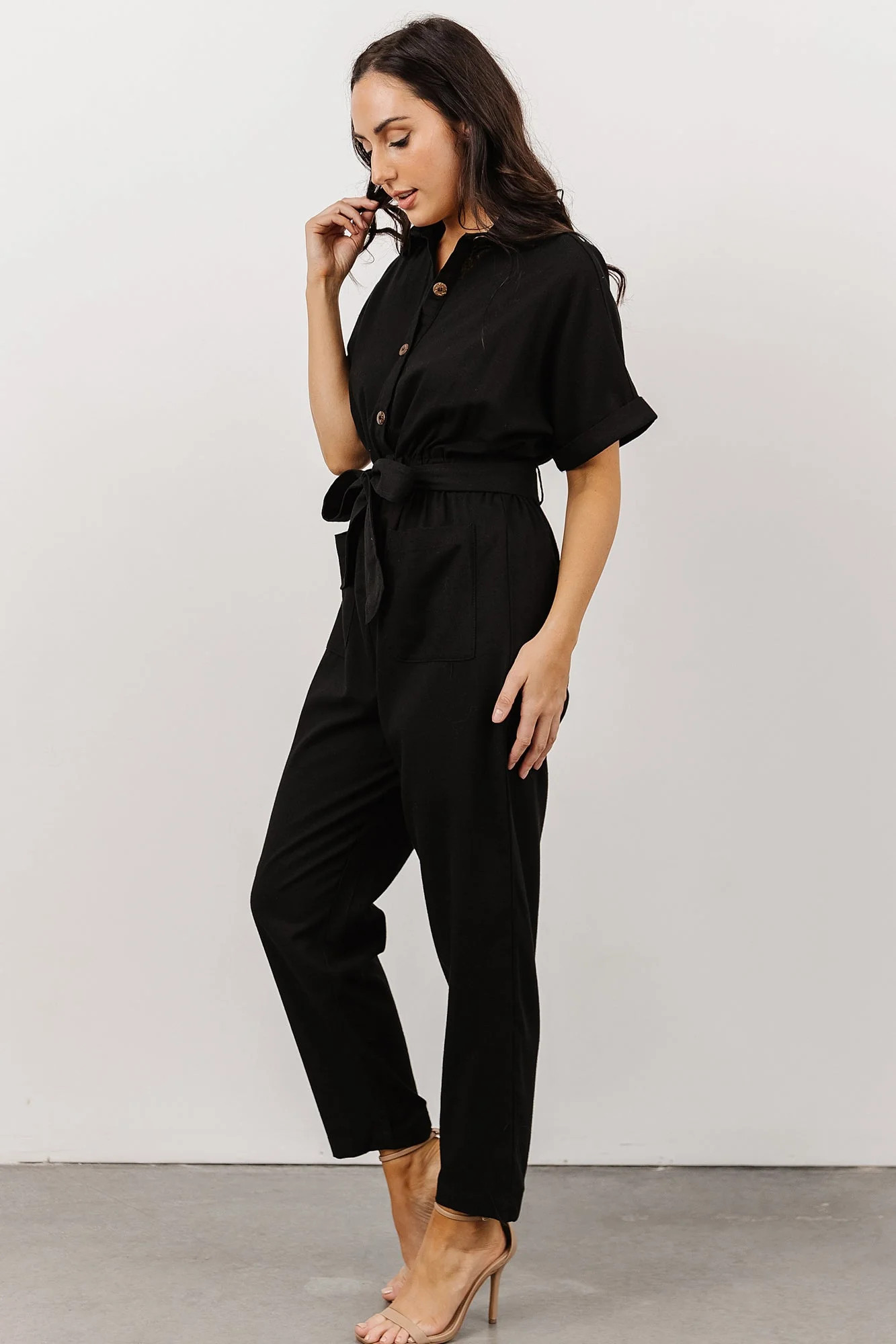 Dallas Button Up Jumpsuit | Baltic Born