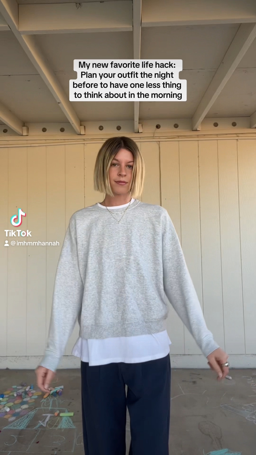 sweater is @knix
tee and pants @abercrombie