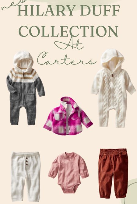 The new Hilary Duff collection at Carters is so cute! Love the little shacket for a baby or toddler! 

Onesie, sweater, jacket, sweater pants, faux turtleneck 

#LTKbaby #LTKkids #LTKbump