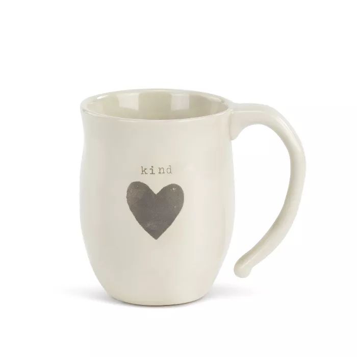 DEMDACO Kind Heart Mug 12 ounce - White | Target