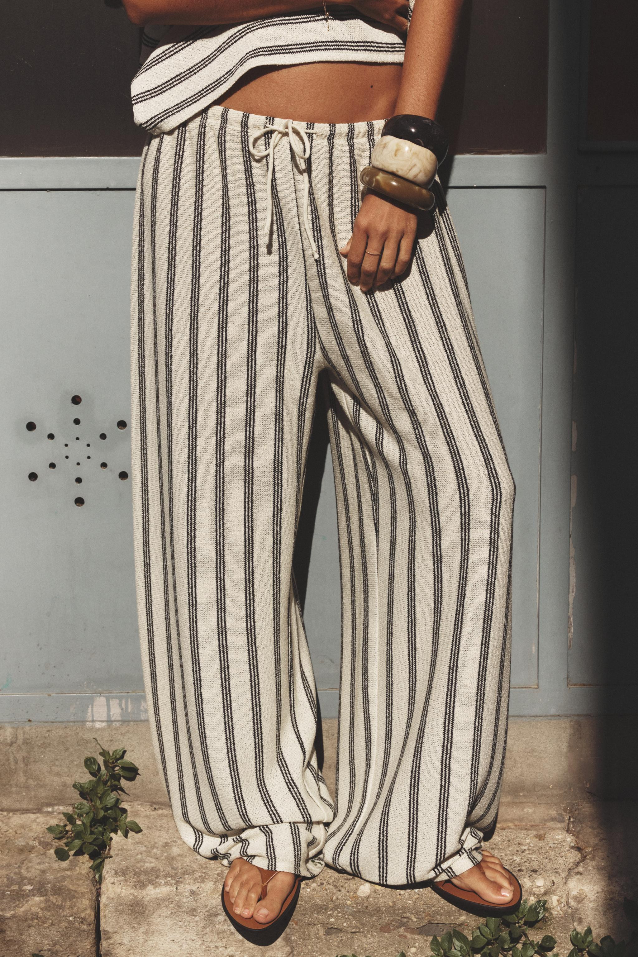 RUSTIC STRAIGHT-LEG TROUSERS | Zara UK