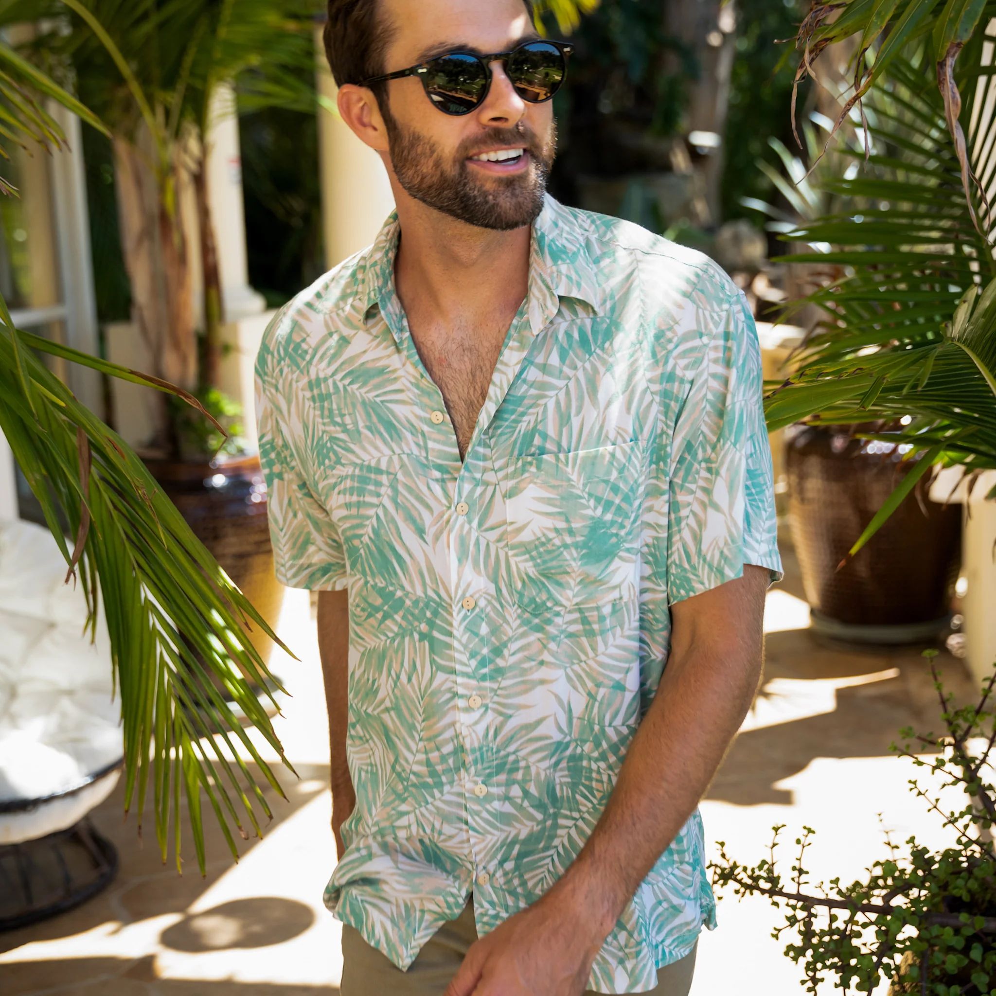 The Breezy Tropics - Short Sleeve Shirt | Kenny Flowers