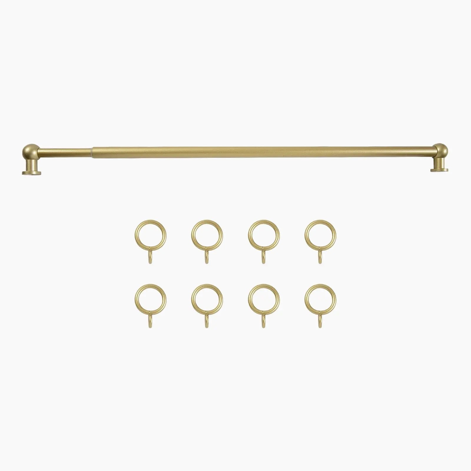Milo Cafe Curtain Rods with Rings | TWOPAGES