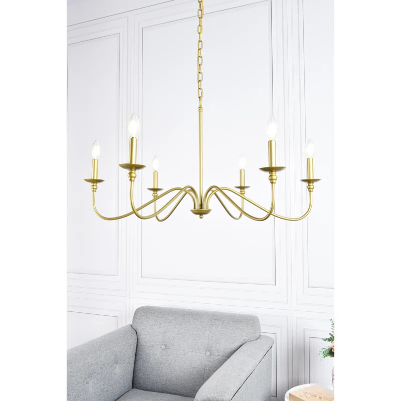 Ableton 6 - Light Candle Style Classic / Traditional Chandelier | Wayfair North America