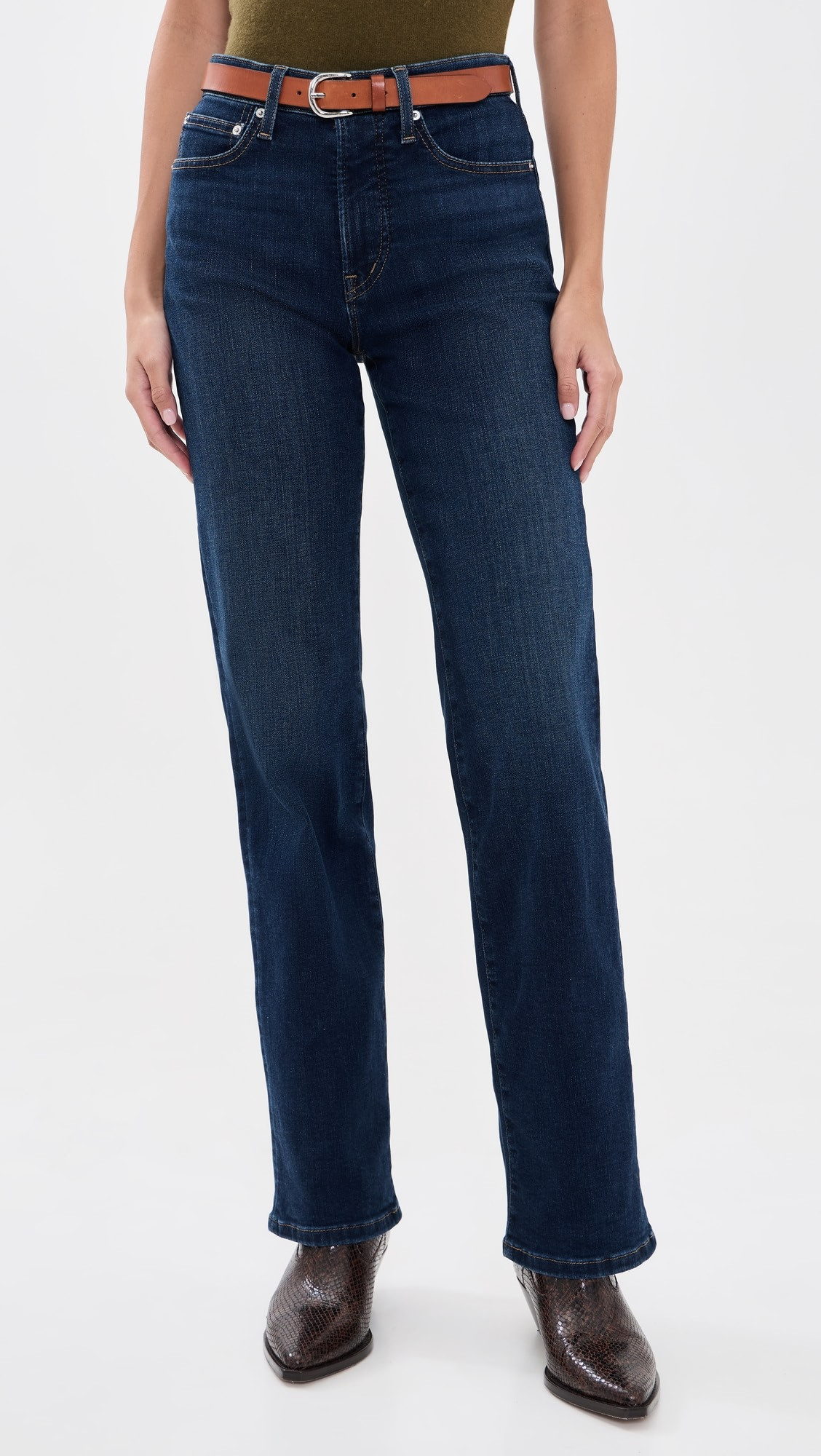 The Straight Jeans in Super Stretch Denim | Shopbop