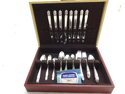 HOLMES & EDWARDS DANISH PRINCESS INLAID SILVERPLATE COMPLETE SET OF 52 PC 1938  | eBay | eBay US