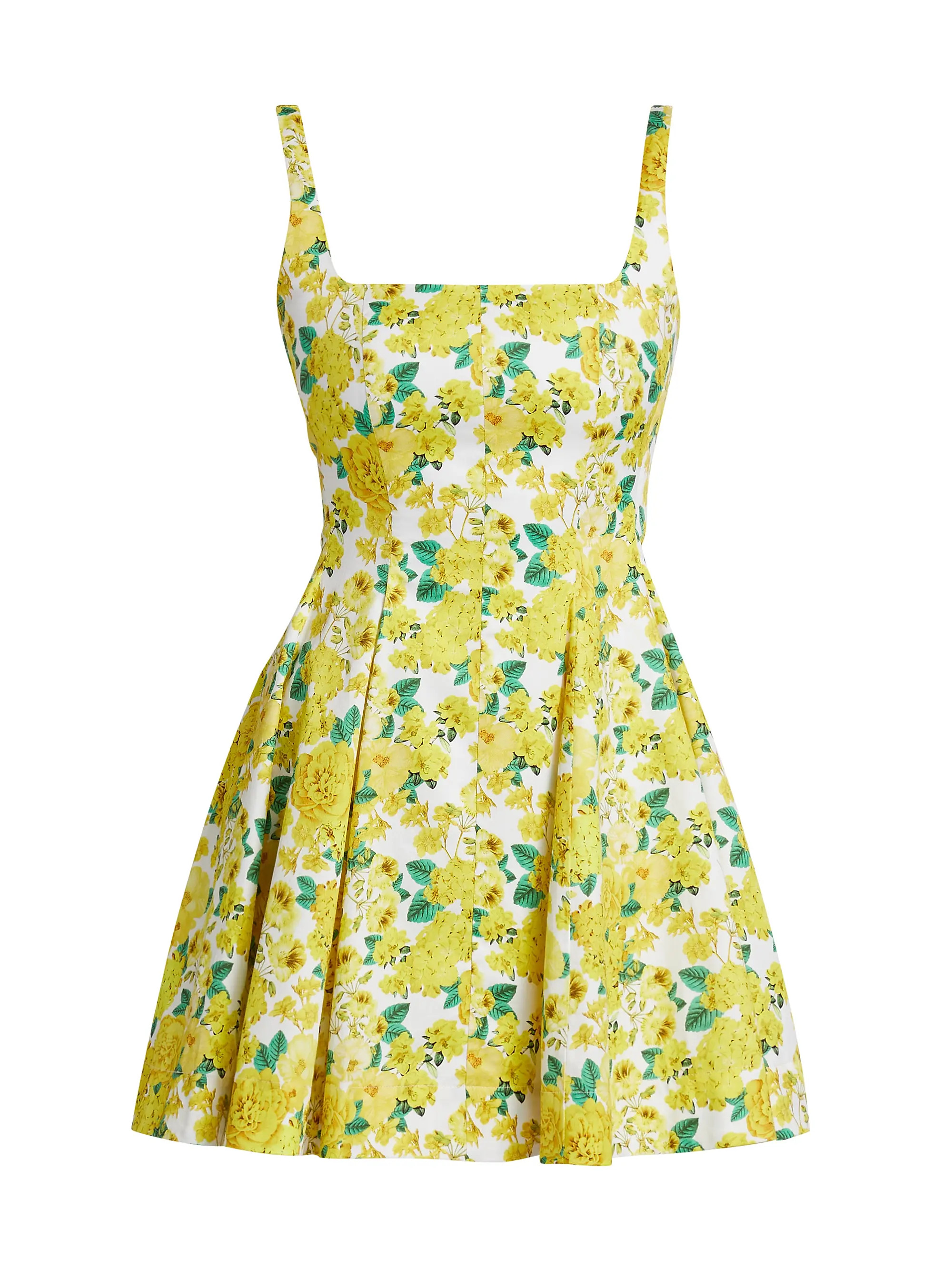 Courtney Floral Poplin Minidress | Saks Fifth Avenue