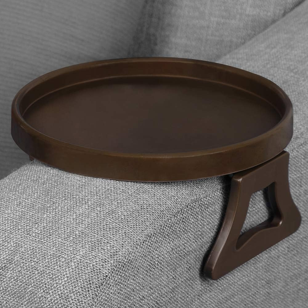 Emoson Sofa Armrest Clip Tray, Side Table for Remote Controls/Drinks/Gamepads Holder (Cherry) | Amazon (UK)