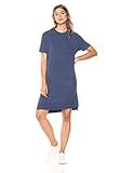 Daily Ritual Women's Jersey Oversized-Fit Short-Sleeve Pocket T-Shirt Dress | Amazon (US)