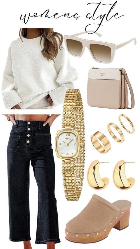 White Sweater Winter Styled Outfit Idea 

#LTKSeasonal #LTKstyletip #LTKfindsunder100