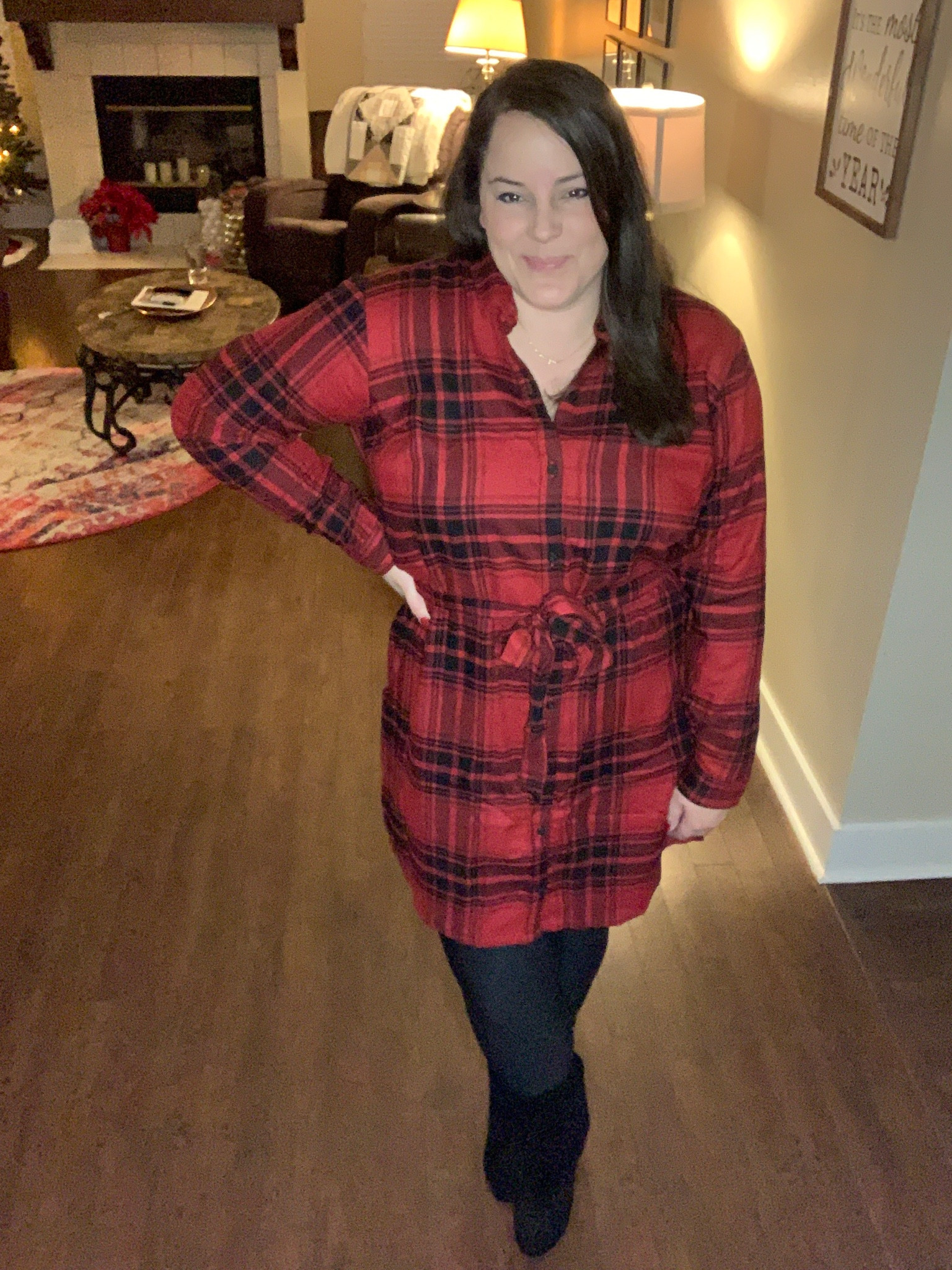 ✨Midsize Casual Holiday Outfit✨ Dress size: XL, Leggings: XL

#abercrombieholiday #casualholiday #holidaydress

#LTKcurves #LTKHoliday #LTKunder100