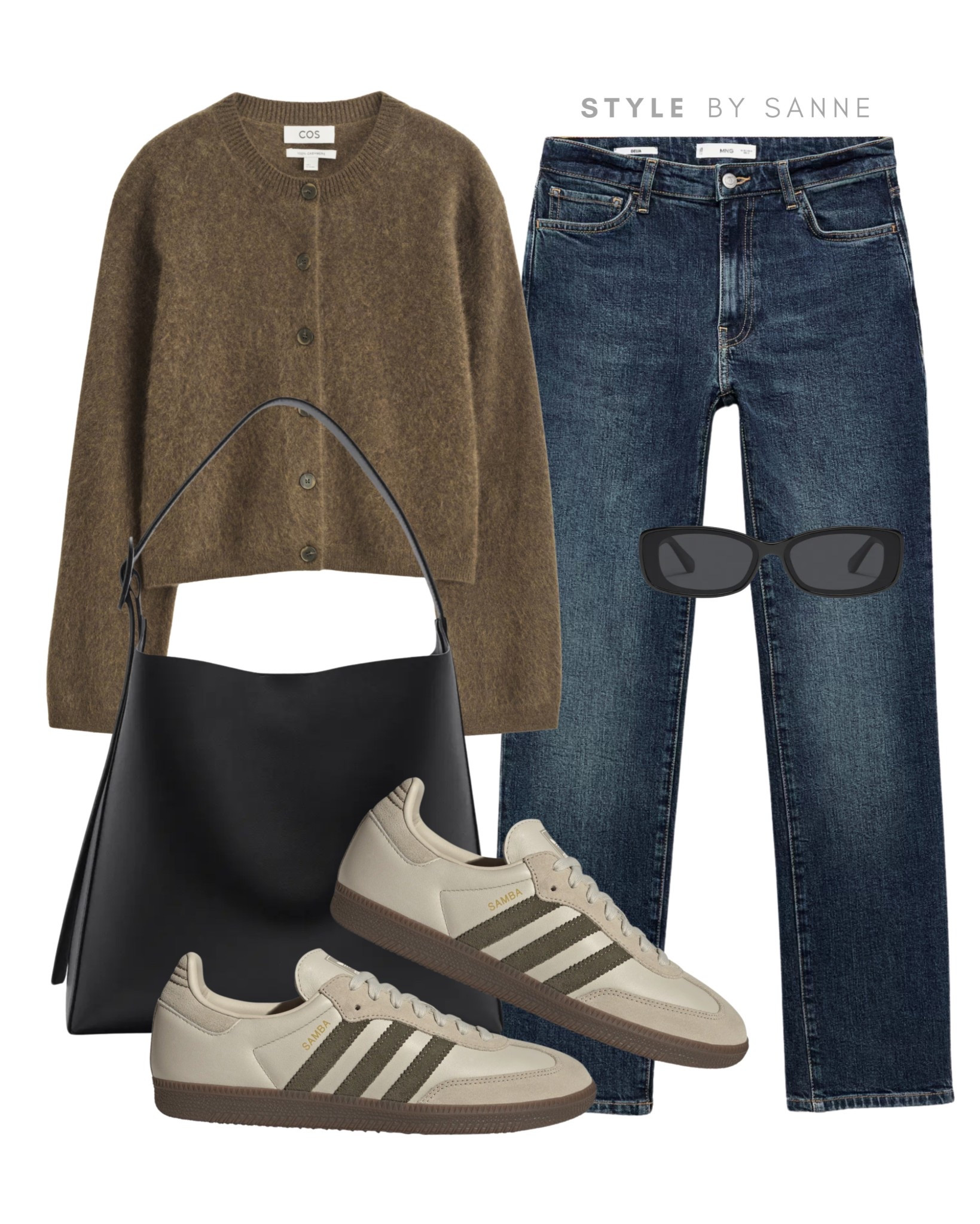 Relaxed neutrals with a cool twist 💚
A cropped cardigan and mid-wash denim styled with olive Samba sneakers and a black tote for a modern weekend edit.
Tap to shop all pieces now! ✨


#LTKstyletip #LTKwinter #LTKautumn