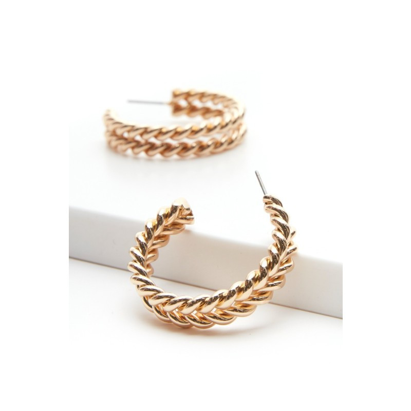 EVEREVE Rosco Braided Hoop Earring | EVEREVE | Evereve