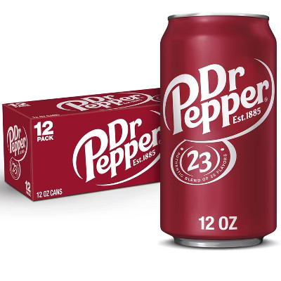 Dr Pepper Soda - 12pk/12 fl oz Cans | Target