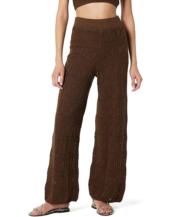 The Drop Women's Diza Pull-On Flare-Leg Crochet Pant | Amazon (US)