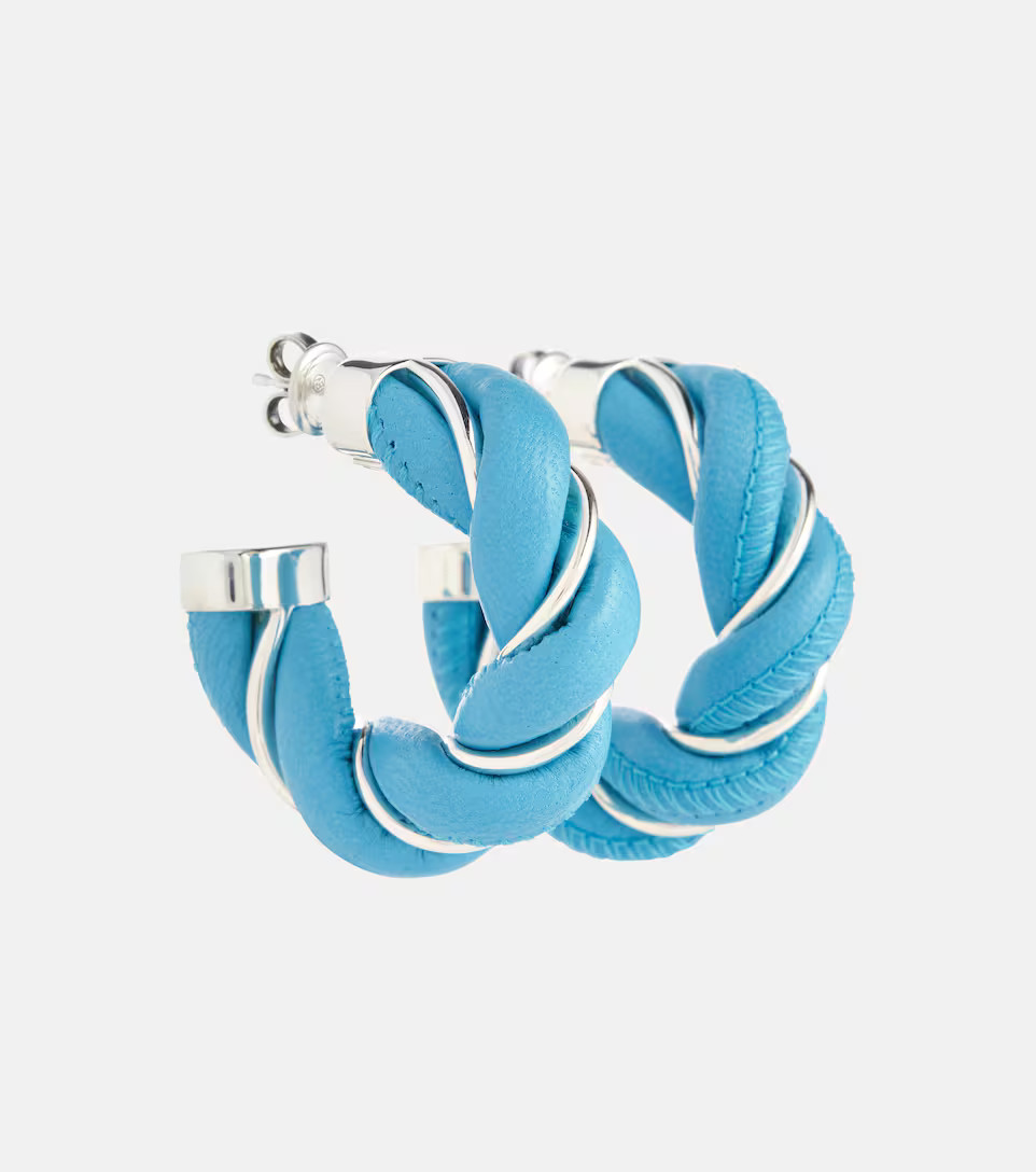 Ohrringe aus Sterlingsilber und Leder | Mytheresa (DACH)