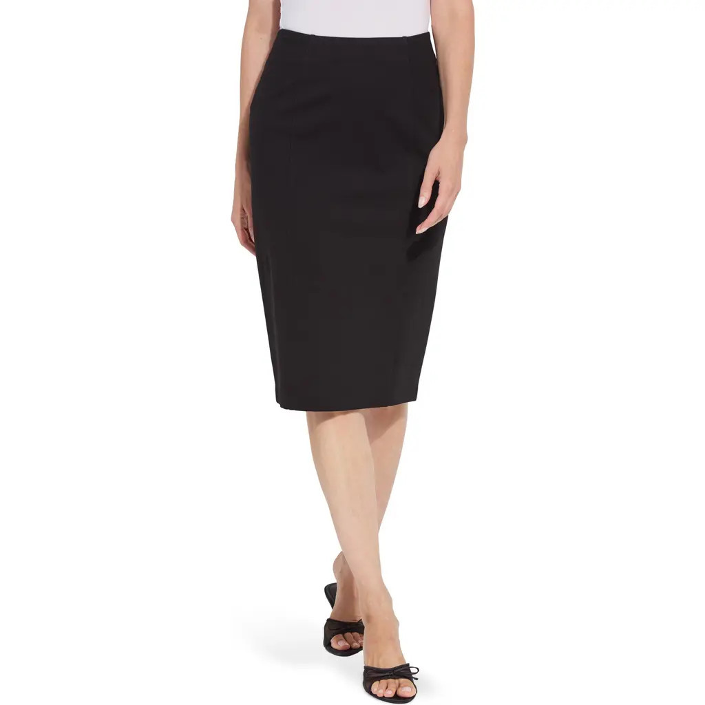 'Lyssentials The Perfect Pencil Skirt in Black at Nordstrom, Size Small | Nordstrom