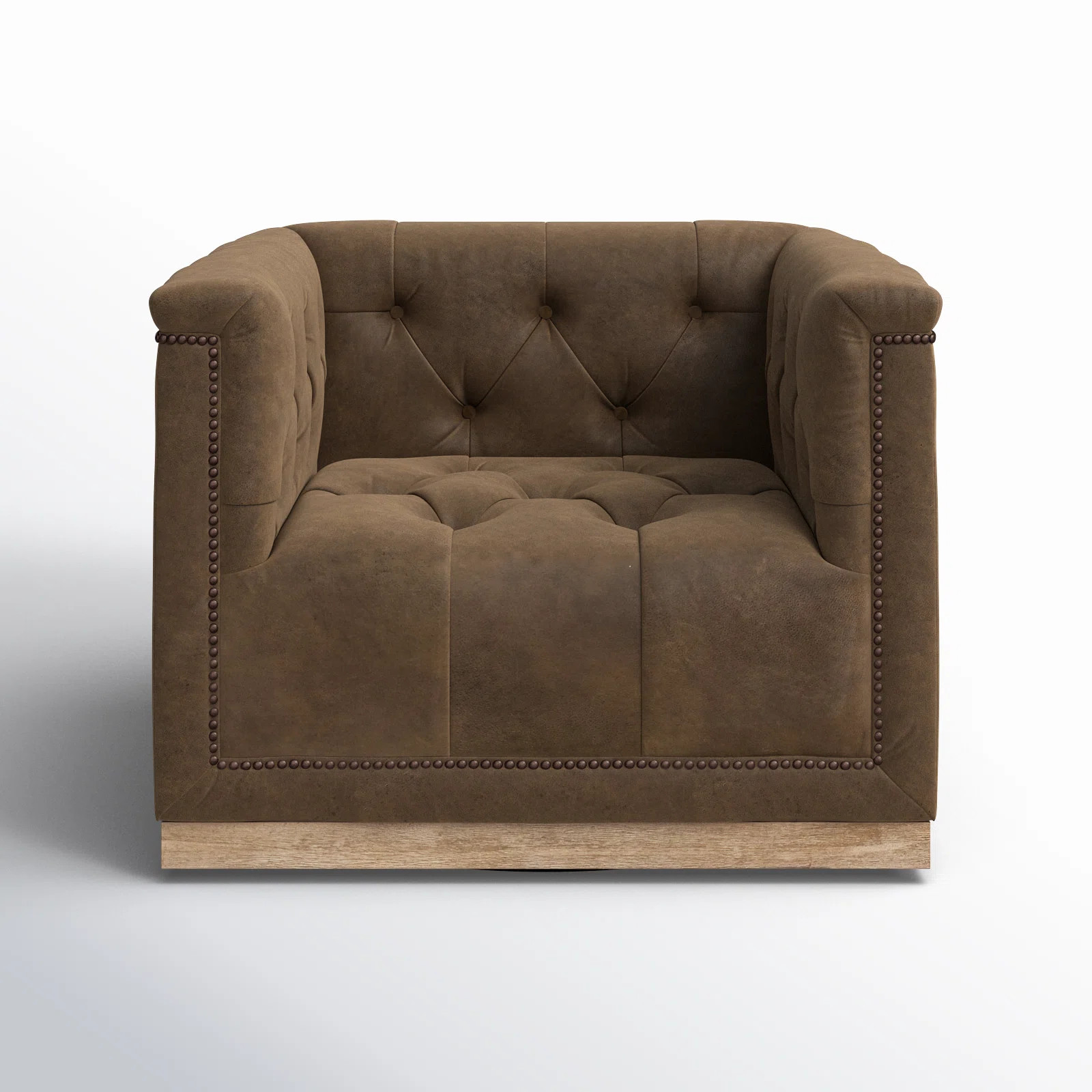 Birch Lane™ Byer 33.5" Wide Tufted Swivel Armchair & Reviews | Birch Lane | Birch Lane