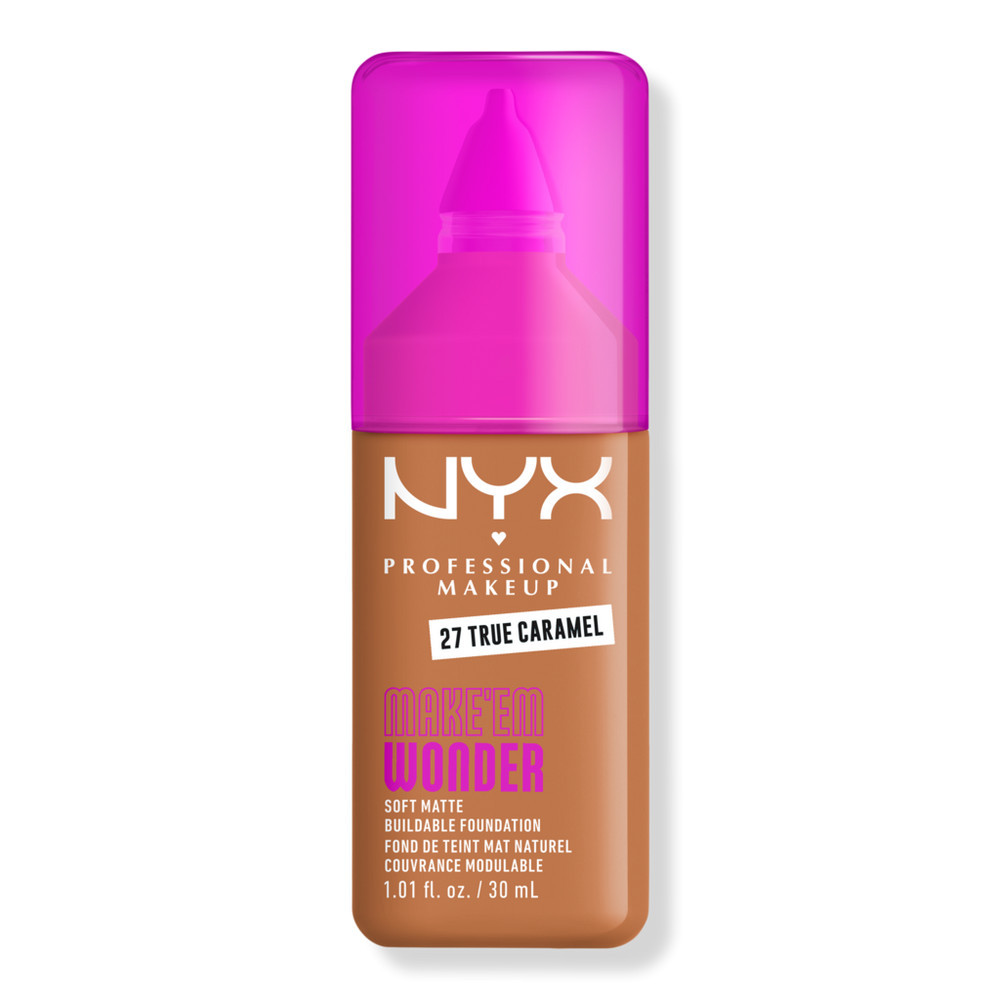 NYX Professional Makeup Make 'EM Wonder, 24H Soft Matte Foundation - True Caramel | Ulta