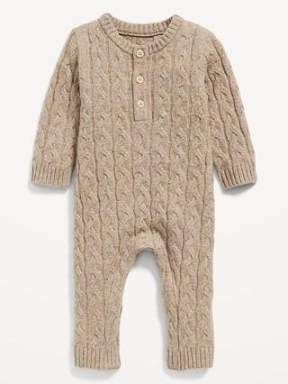 SoSoft Henley Sweater One-Piece Jumpsuit for Baby | Old Navy (US)