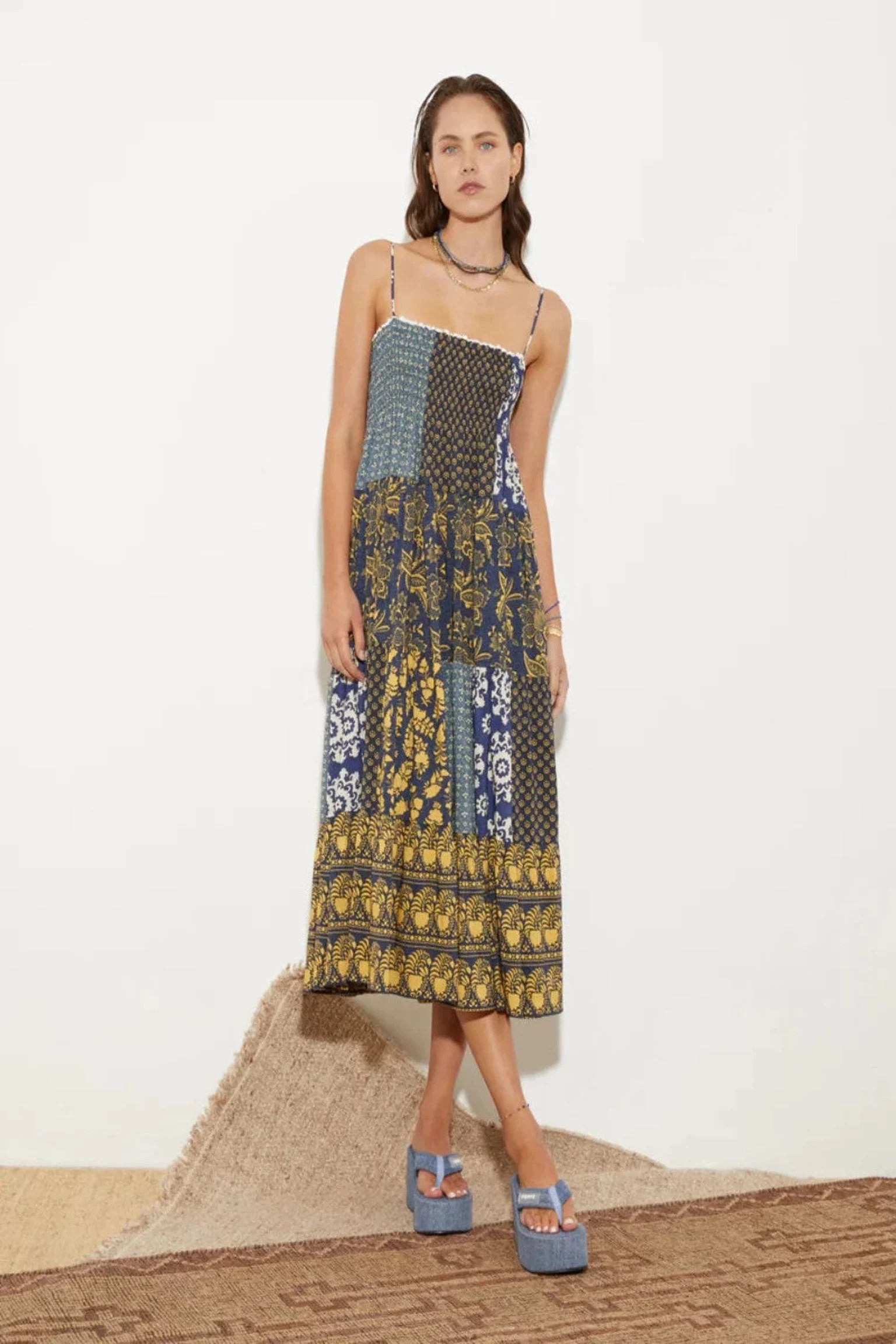 Florimonde Tiered Maxi Dress | Verishop