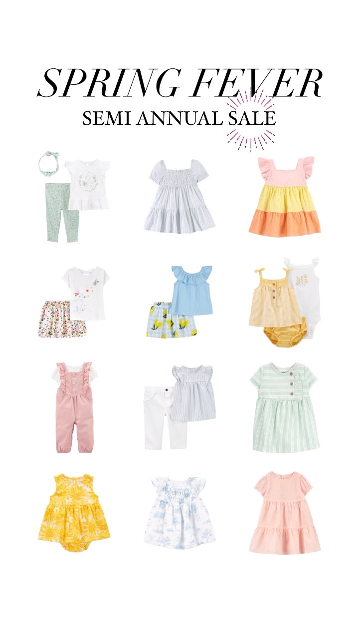 Sale ends today!! Stock up for spring for your little one! 
#semiannualsale #babyclothes #babyspringclothes 

#LTKunder50 #LTKsalealert #LTKbaby