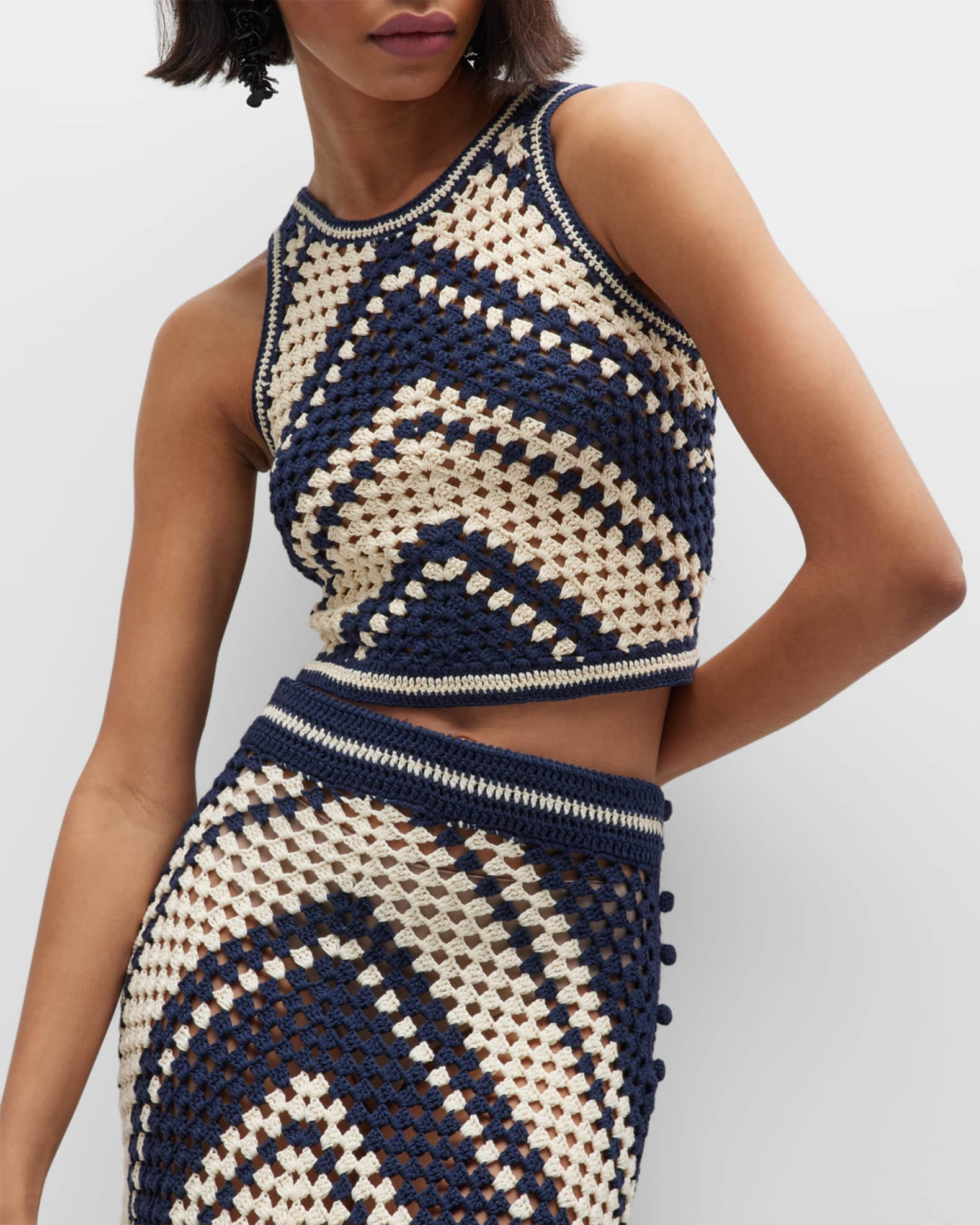 Chintz Hand Crochet Tank Top | Neiman Marcus