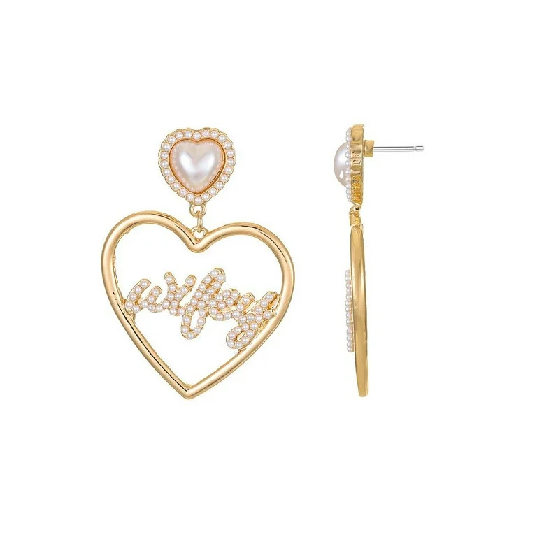 Packed Party Wifey Bridal Earring | Walmart (US)