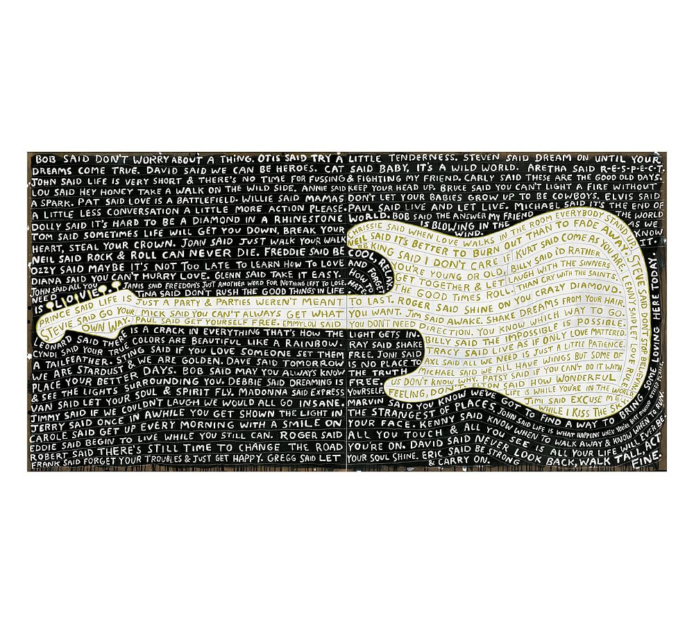 Legends Wall Art - Black | Pottery Barn (US)