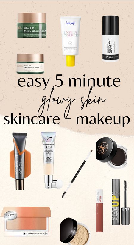 My everyday makeup and skincare products for a dewy and glowy look! 
 



#LTKsalealert #LTKbeauty #LTKunder50