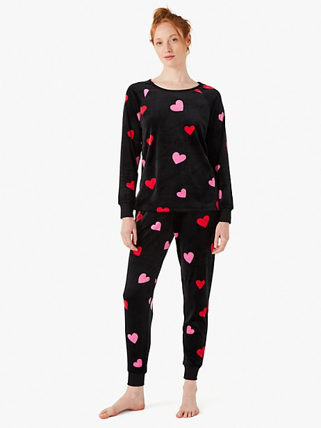 heart confetti jogger pj set | Kate Spade (US)