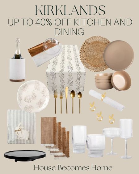 Kirklands sale! Up to 40% off Kitchen and Dining! 

#LTKhome #LTKSeasonal #LTKsalealert