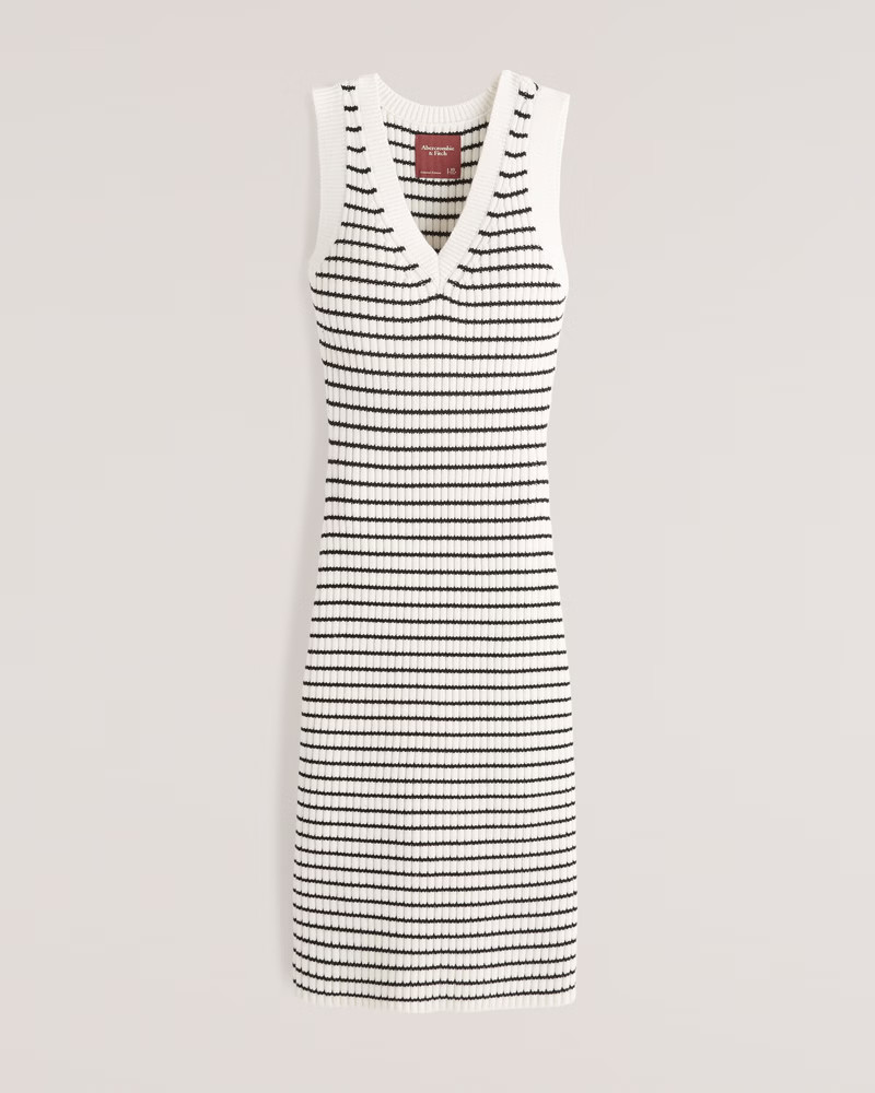 Women's Sweater Vest Midi Dress | Women's Dresses & Jumpsuits | Abercrombie.com | Abercrombie & Fitch (US)