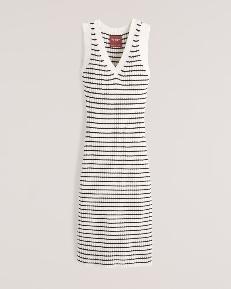 Women's Sweater Vest Midi Dress | Women's New Arrivals | Abercrombie.com | Abercrombie & Fitch (US)