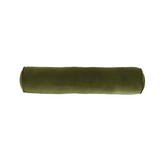 Signature Velvet Bolster Pillow Cotton Blend Hidden Zipper Cover with Insert | Ballard Designs, Inc.