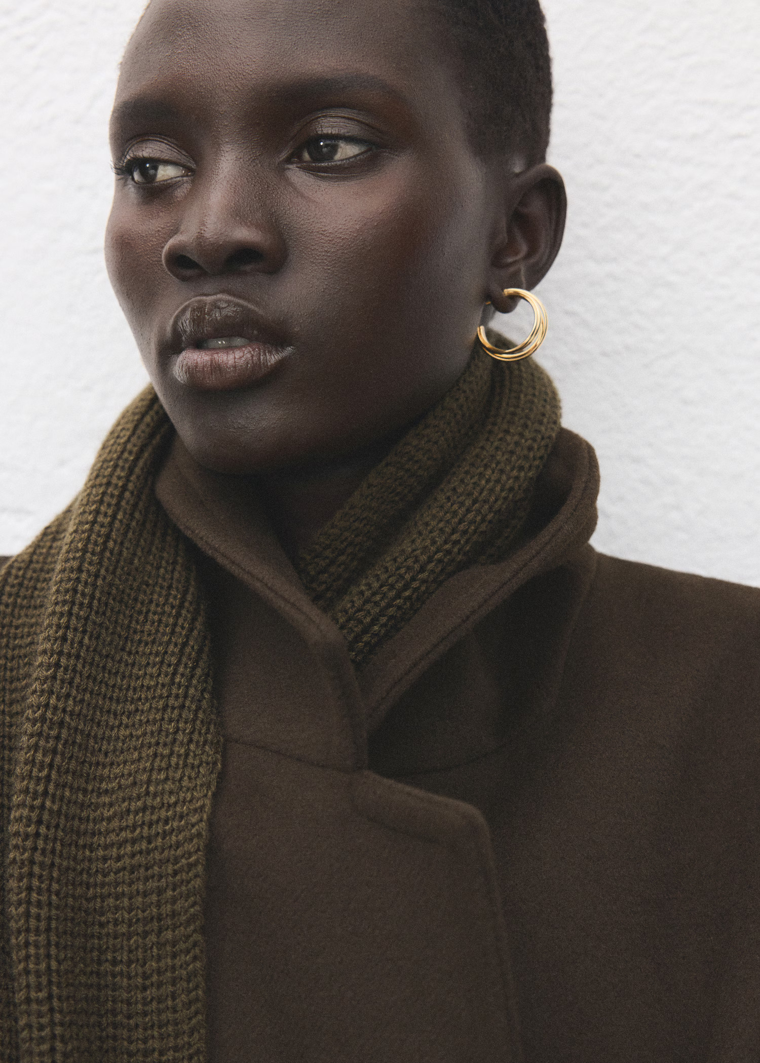 Double-breasted wool coat - Women | MANGO United Kingdom | MANGO (UK)