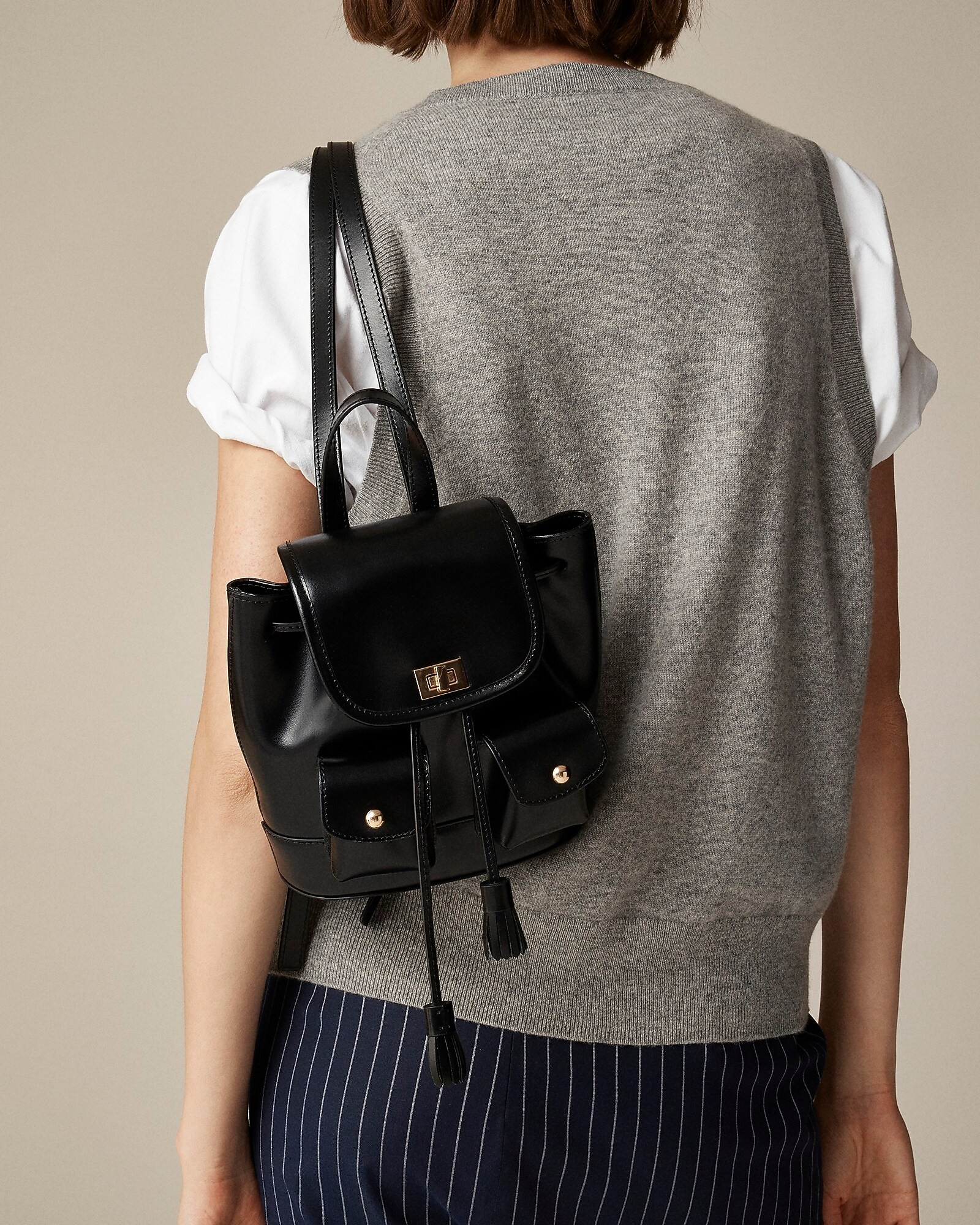 Small leather backpack | J. Crew US