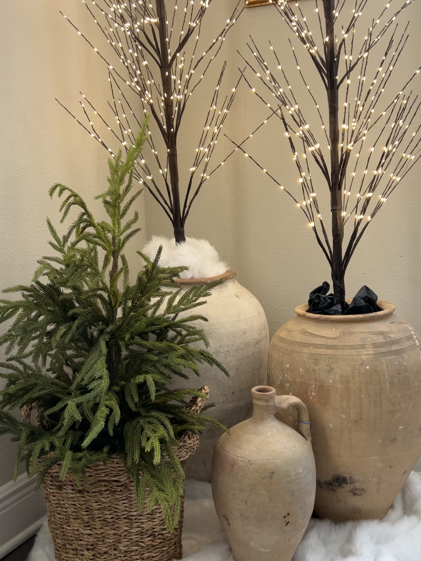 New twinkling trees this year in my Turkish pots 

New Vision Home
#christmasdecor #holidaydecor 

#LTKSeasonal #LTKHoliday #LTKHome